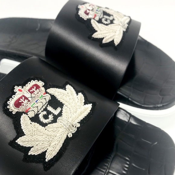 Brand New Christian Louboutin PoolBeau Calf Slides - Picture 9 of 9